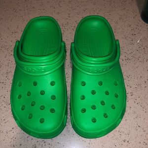 Green crocs